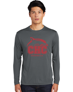 Long Sleeve Performance Tee / Charcoal / Cape Henry Collegiate Forensics