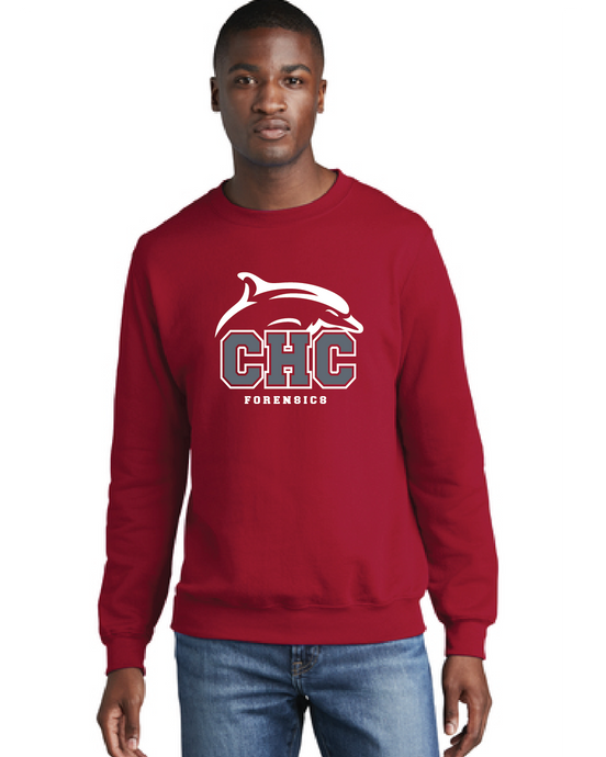 Core Fleece Crewneck Sweatshirt / Red / Cape Henry Collegiate Forensics