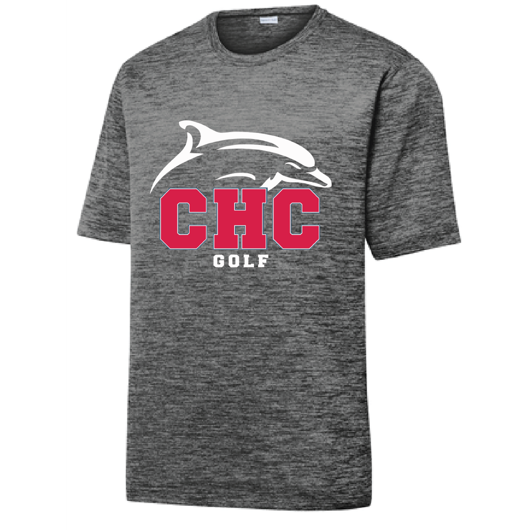 Electric Heather Tee / Black Grey  / Cape Henry Collegiate Golf