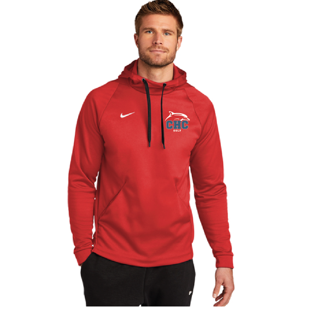 Pullover Fleece Hoodie / Red  / Cape Henry Collegiate Golf