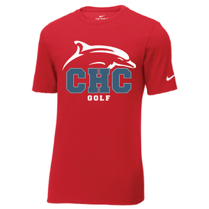 Nike Core Cotton Tee / University Red  / Cape Henry Collegiate Golf
