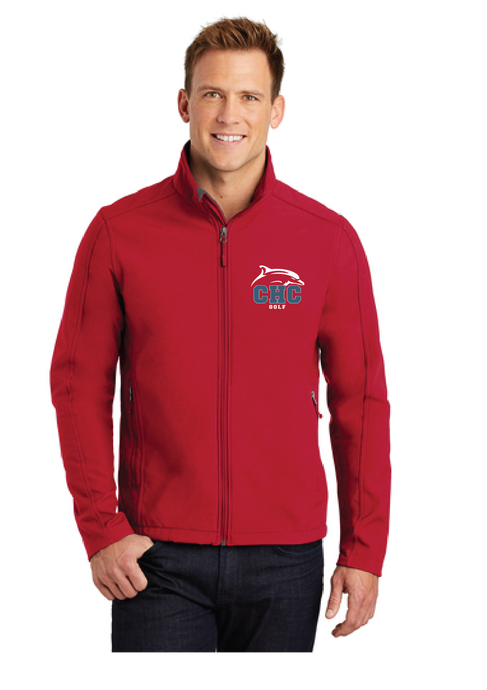 Soft Shell Jacket / Red  / Cape Henry Collegiate Golf