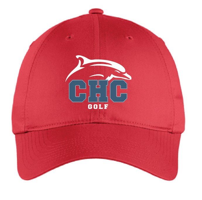 Unstructured Twill Cap / Gym Red / Cape Henry Collegiate Golf