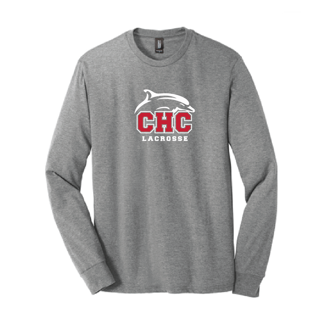 Perfect Tri Long Sleeve Tee / Grey Frost / Cape Henry Collegiate Lacrosse