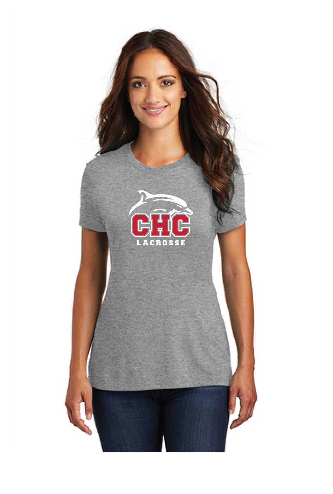 Women’s Perfect Tri Tee / Grey Frost / Cape Henry Collegiate Lacrosse