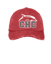 Distressed Cap / Dashing Red / Cape Henry Collegiate Lacrosse