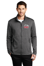 Striated Fleece Jacket / Graphite / Cape Henry Collegiate Lacrosse
