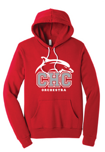 Unisex Sponge Fleece Hoodie / Red / Cape Henry Collegiate Orchestra