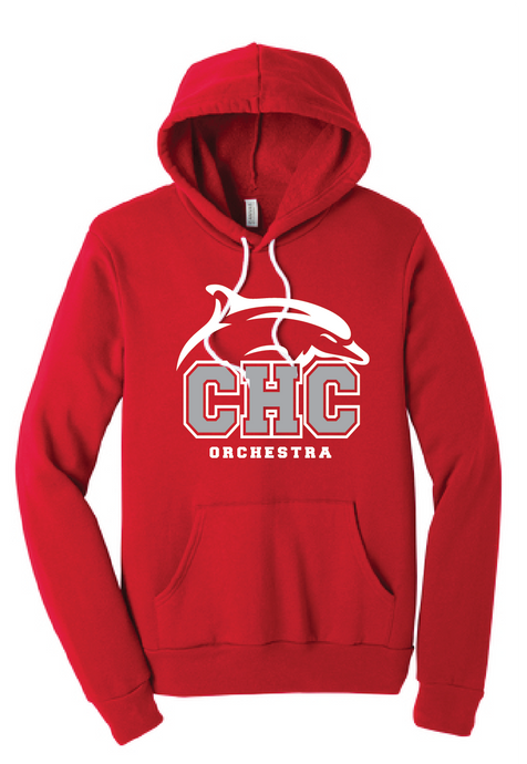 Unisex Sponge Fleece Hoodie / Red / Cape Henry Collegiate Orchestra