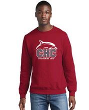 Fleece Crewneck Sweatshirt / Red / Cape Henry Collegiate Performing Arts