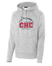 Electric Heather Fleece Hooded Pullover / Silver / Cape Henry Collegiate Softball