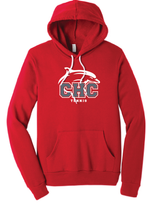 Unisex Sponge Fleece Pullover Hoodie / Red / Cape Henry Collegiate Tennis