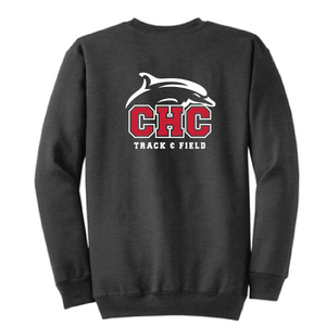 Fleece Crewneck Sweatshirt / Dark Charcoal / Cape Henry Track & Field