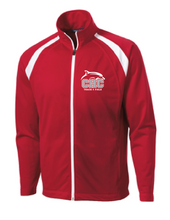 Tricot Warm Up Jacket / True Red & White / Cape Henry Track & Field