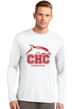 Long Sleeve Performance Tee / White / Cape Henry Collegiate Theater