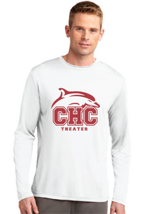 Long Sleeve Performance Tee / White / Cape Henry Collegiate Theater