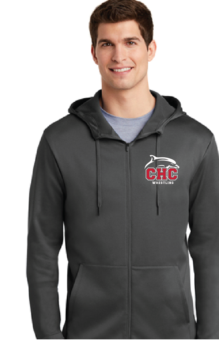 Therma-FIT Full-Zip Fleece Hoodie / Anthracite / Cape Henry Collegiate Wrestling