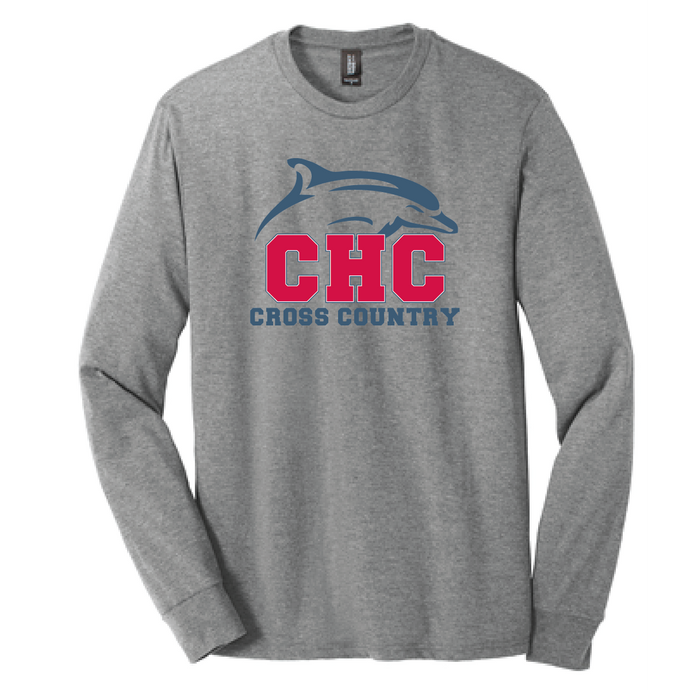 Long Sleeve Softstyle T-Shirt / Grey Frost / Cape Henry Collegiate Cross Country