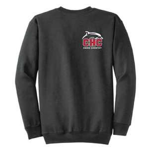 Fleece Crewneck Sweatshirt / Dark Charcoal / Cape Henry Cross Country
