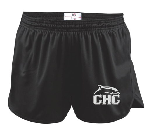B-Core Athletic Track Shorts / Black / Cape Henry Track & Field