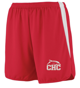 Velocity Track Shorts / Red & White / Cape Henry Track & Field