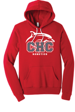 Unisex Sponge Fleece Pullover Hoodie / Red / Cape Henry Collegiate Robotics