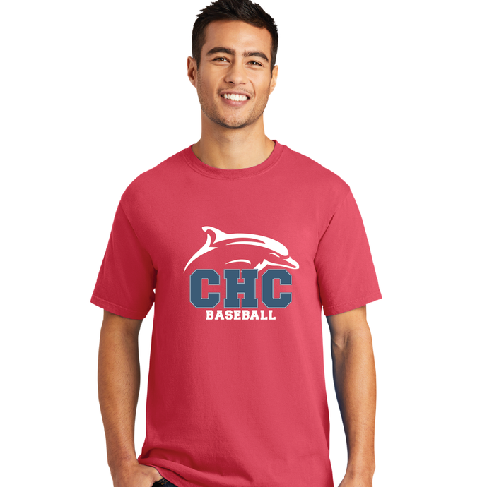 Beach Wash Garment-Dyed Tee / Poppy / Cape Henry Collegiate Baseball