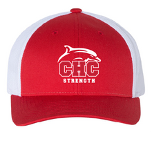 Low Pro Trucker Cap / Red / Cape Henry Strength & Conditioning