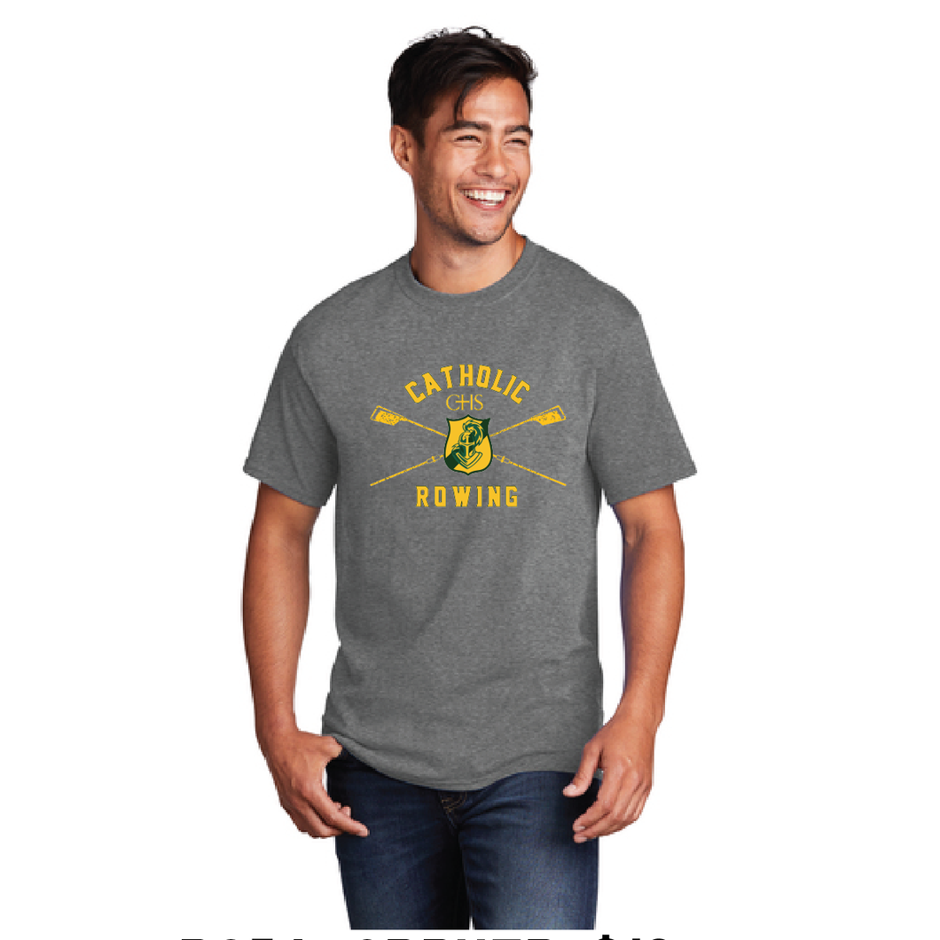 Core Cotton Tee / Graphite Heather / Catholic High School Rowing Team