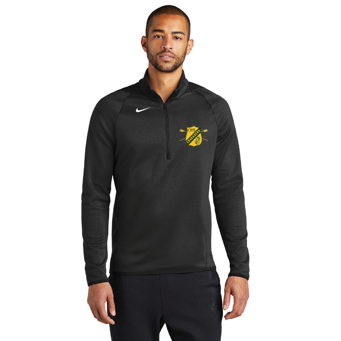 Nike Therma-FIT 1/4-Zip Fleece / Black / Catholic High School Rowing Team