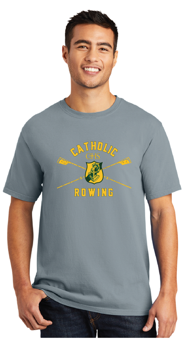 Garment-Dyed Tee / Dove Grey / Catholic High School Rowing Team