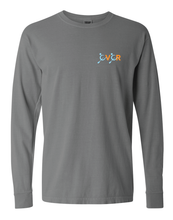 Heavyweight Ring Spun Long Sleeve Tee / Granite / Coastal Virginia Rowing