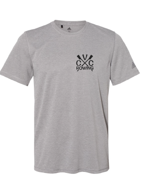 Fidgety Adidas Sport T Shirt Black Heather CVC Rowing 4XL