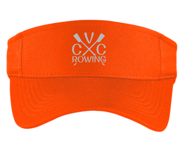 PosiCharge RacerMesh Visor / Neon Orange / CVC Rowing
