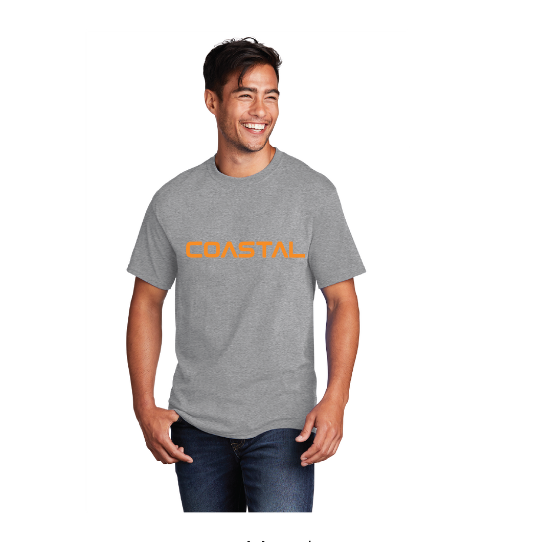 Core Cotton Tee / Athletic Heather / Coastal Virginia Volleyball Club