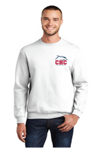 Core Fleece Crewneck Sweatshirt (Youth & Adult) / White / Cape Henry Collegiate