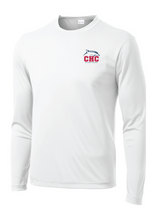 Long Sleeve Performance Tee (Youth & Adult) / White / Cape Henry Collegiate