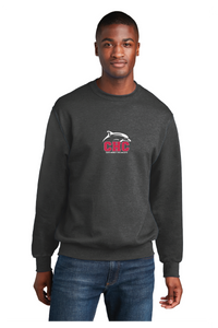 Core Fleece Crewneck Sweatshirt (Youth & Adult) / Dark Heather Grey / Cape Henry Collegiate