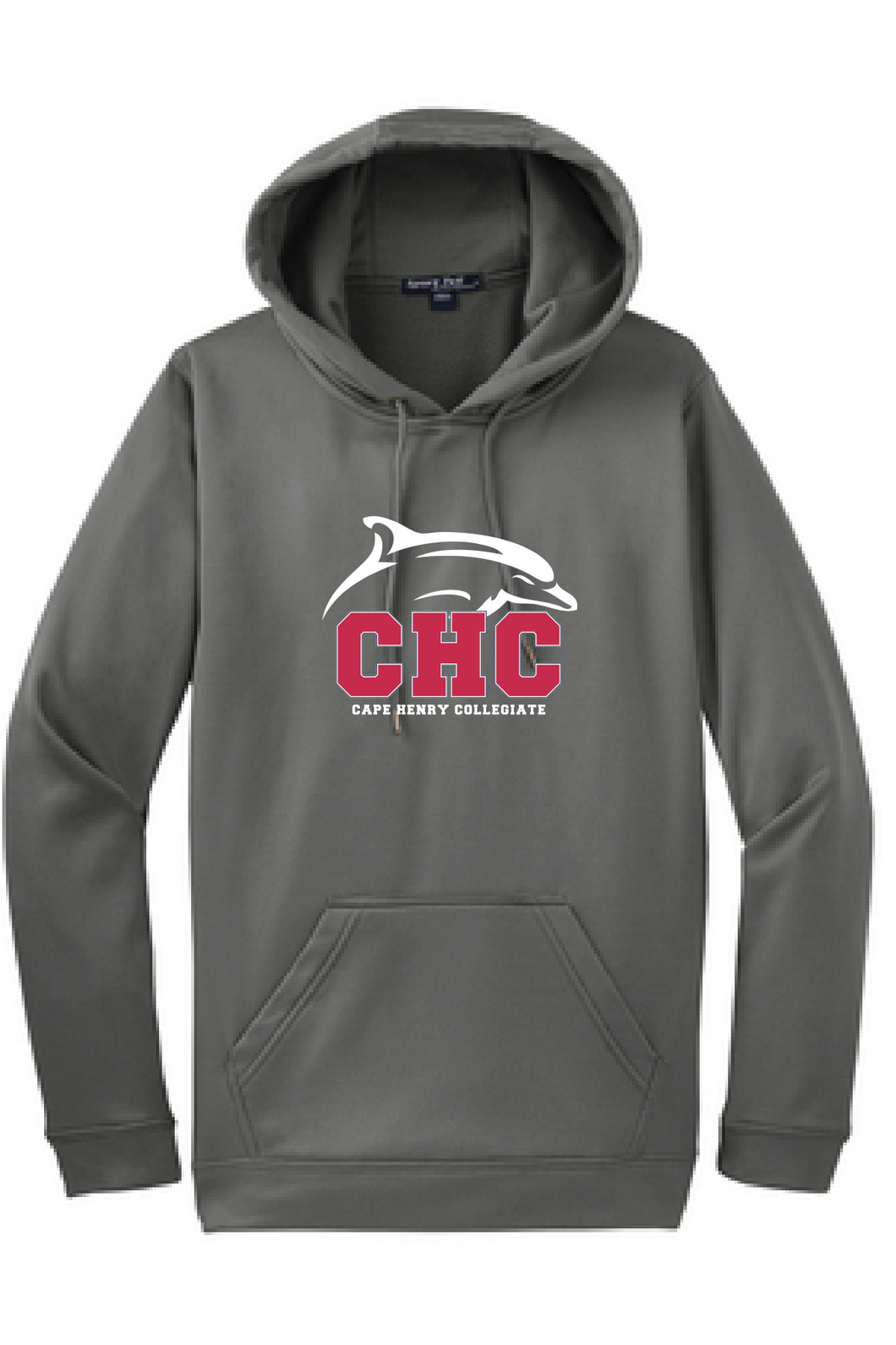 Fleece Hooded Pullover / Dark Smoke Grey / Cape Henry Collegiate