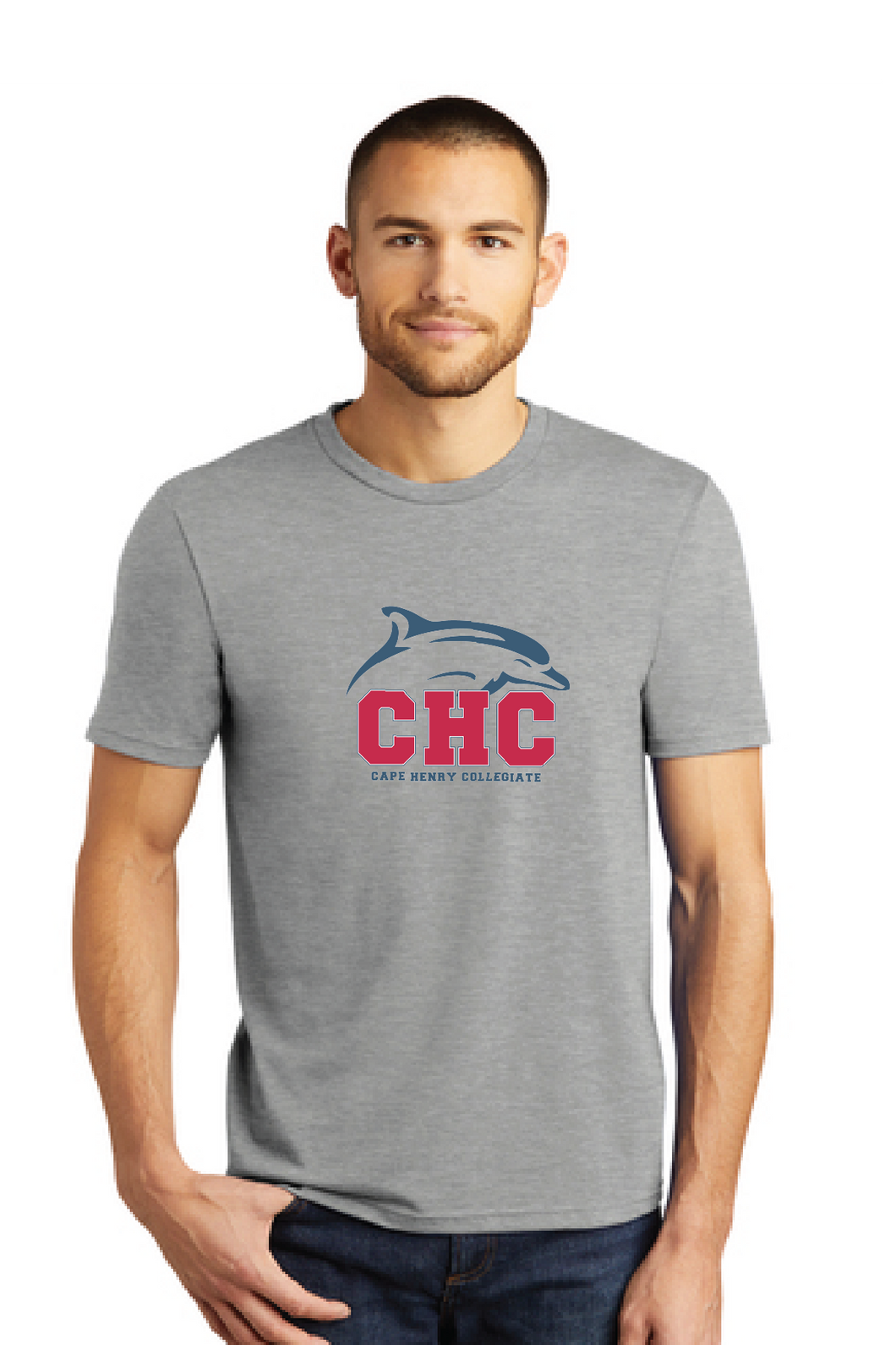 Perfect Tri Tee (Youth & Adult) / Heathered Grey / Cape Henry Collegiate