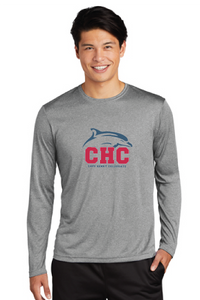 Long Sleeve Performance Tee (Youth & Adult) / Ash / Cape Henry Collegiate