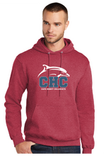 Core Fleece Pullover Hooded Sweatshirt (Youth & Adult) / Heather Red / Cape Henry Collegiate