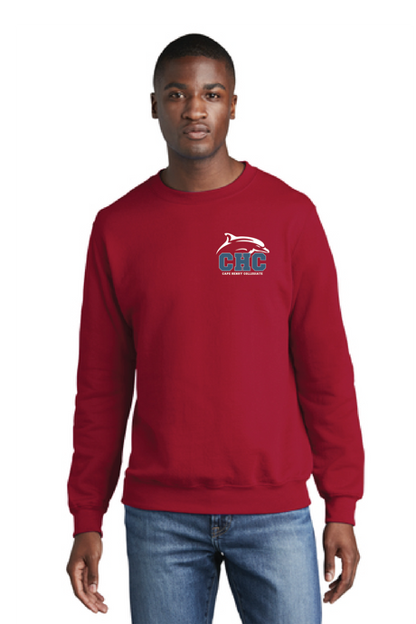 Core Fleece Crewneck Sweatshirt (Youth & Adult) / Red / Cape Henry Collegiate
