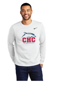 Club Fleece Crew / White / Cape Henry Collegiate