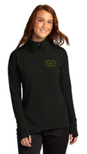 Ladies Flex Fleece 1/4-Zip / Black / Catholic High School Volleyball