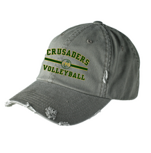 Distressed Cap / Olive / Catholic High School Volleyball