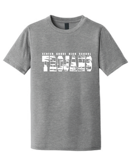 Crew Neck Soft Style T-Shirt / Heather Grey / Center Grove Soccer