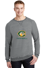 Snow Heather French Terry Raglan Crew / Charcoal / Cox High School Football