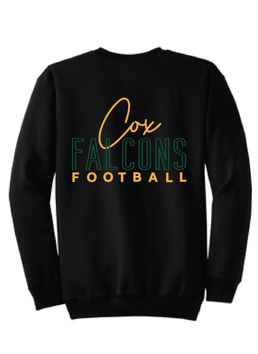 Core Fleece Crewneck Sweatshirt / Black / Cox High School Football