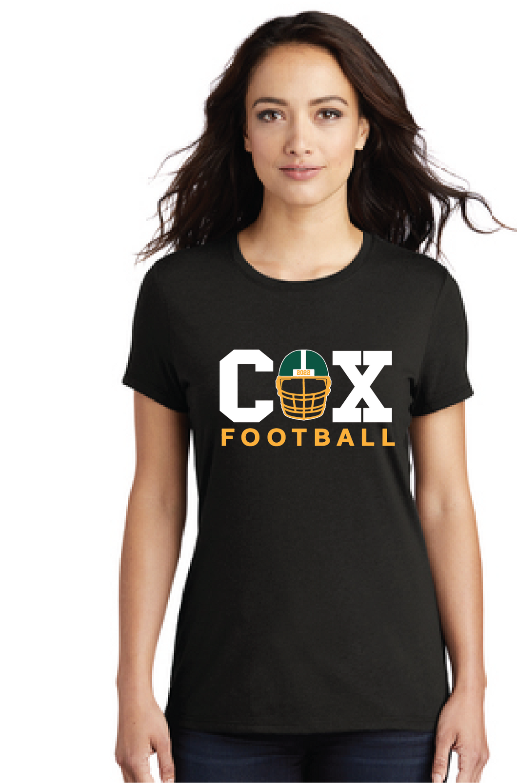 Women’s Perfect Tri Tee / Black / Cox High School Football